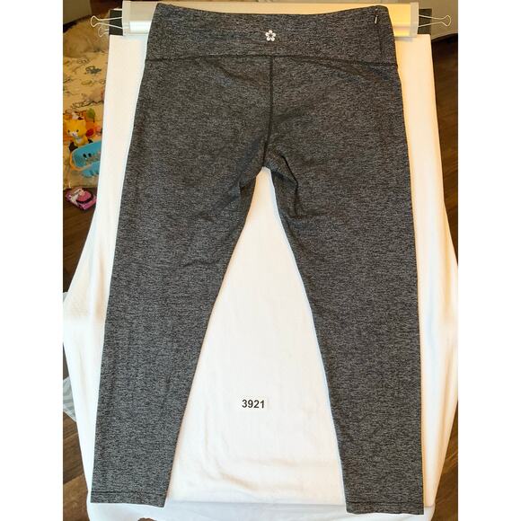 Tuff Athletics Women Leggings size XL Full length Mid Rise Stretchy Gray - Picture 10 of 11